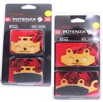 Kit Pastilhas de Freio Fazer 250 2005-2015 Potenza Kit Pastilhas de Freio Fazer 250 2005-2015 Potenza