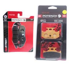 Kit Pastilhas de Freio Fazer 250 Abs 2018-2023 Potenza Kit Pastilhas de Freio Fazer 250 Abs 2018-2023 Potenza
