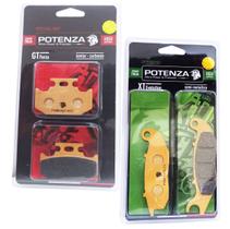 Kit Pastilhas de Freio Lander 250 / Teneré 250 Original Potenza Kit Pastilhas de Freio Lander 250 / Teneré 250 Original Potenza