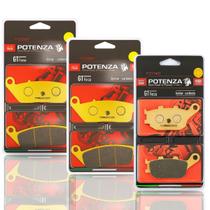 Kit Pastilhas de Freio Para Kawasaki Versys 650 2016 A 2022 Z650 2017 A 2021 Potenza