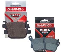 Kit Pastilhas de Freio Sh 300i 2007-2018 Diafrag