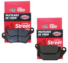 Kit Pastilhas de Freio Xre 190 Até 2024 Vaz