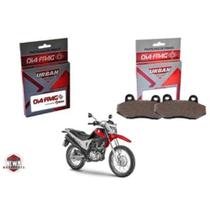 Kit Pastilhas Diafrag Moto Dianteira e Traseira Bros 160 XRE 190 XRE 300 2019 S/ ABS