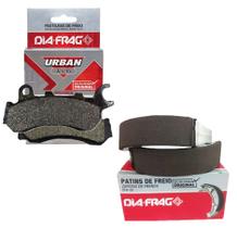 Kit Pastilhas e Lonas de Freio Cg 160 Titan 2018-2023 Combi Brake Diafrag