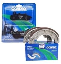 Kit Pastilhas e Lonas de Freio Cg 160 Titan 2018-2024 Combi Brake Cobreq