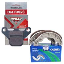 Kit Pastilhas e Lonas de Freio Dafra Smart 125 / Smart Joy