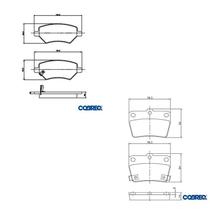 Kit pastilhas freio dianteiras traseiras - tiggo 2011 a 2014 - kit01166