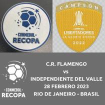 Kit Patch Recopa Flamengo - Jogo Volta - KITCLUB