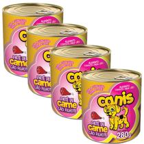 Kit Patê Para Cachorro Canis Filhote Sabor Carne 280gr 4un Kit Patê Para Cachorro Canis Filhote Sabor Carne 280gr 4un