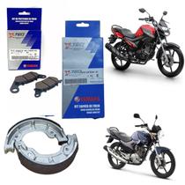 Kit Patim Lona Pastilha Factor Ybr 125 2010 Até 2016