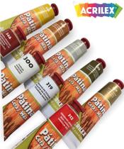 Kit Patina Cera Acrilx 37ml Todas As Cores (10 Unidades)
