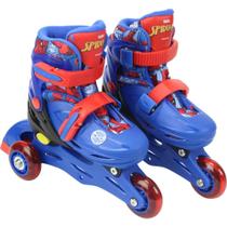 Kit Patins 2 em 1 3 Rodas Tamanho 28-31 Homem Aranha - Bbr - BBR Toys