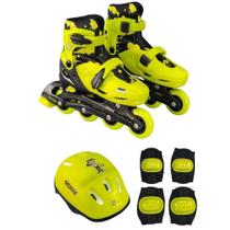 Kit Patins Ajustável 35 a 38 Mini Travessos - Unik