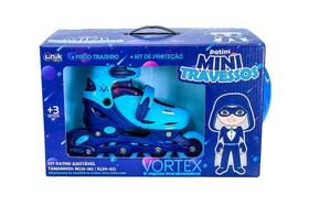 Kit Patins Ajustável Mini Travessos Masculino 35 Ao 38 Unik