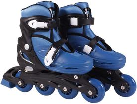 Kit Patins Radical Ajustável Azul P 30-33 - Bel Sports