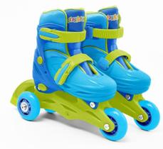 Kit Patins Roller Azul 28-31 Play&Fun