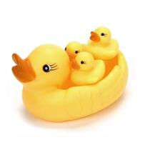 Kit Pato De Borracha Flutuador E Brinquedo De Banho Bebê