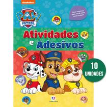 Kit Patrulha Canina - Adesivos e Atividades - 10 Livros