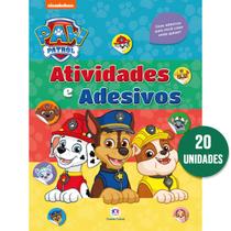 Kit Patrulha Canina - Adesivos e Atividades - 20 Livros