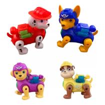 Kit Patrulha Canina Brinquedo Infantil De Fácil Uso