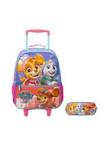 Kit Patrulha Canina G Skye Mochila Rodas + Estojo Triplo Kit Patrulha Canina G Skye Mochila Rodas + Estojo Triplo