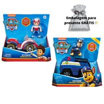Kit Patrulha canina - Quadriciclo Ryder e Carro de Polícia Chase Kit Patrulha canina - Quadriciclo Ryder e Carro de Polícia Chase