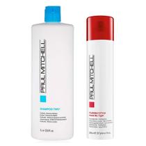 Kit Paul Mitchell Shampoo Two 1L e Express Style Hold Me Tight 315ml