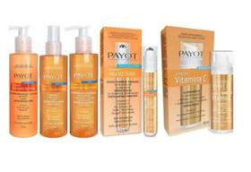 Kit payot cuidado com a pele vitamina c hidra 210g + loção 210g + tônico 220ml + olhos 14ml + serum 30ml 5 produtos