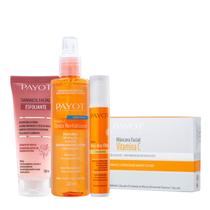 Kit Payot Vitamina C Tônico Sérum Olhos e Esfoliante Facial (4 produtos)