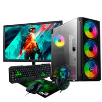 Kit Pc Gamer i9-13900F, RTX 4090 24GB, 32GB, Nvme 1TB, B760, WaterCooler 240mm, 900W 80 Plus, Gabinete KLV Master, Monitor 27", Kit Gamer