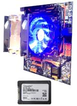 Kit PC Gamer X99 Xeon E5 2680v4 14 Núcleos (Ryzen 5 5600) + 32GB DDR4 + SSD 512GB +Cooler 2 Fans LED