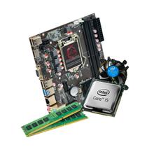 Kit Pc Intel i5 2400 Placa Mãe H61 Afox, 16GB DDR3, Smart PC - SMT84051 Kit Pc Intel i5 2400 Placa Mãe H61 Afox, 16GB DDR3, Smart PC - SMT84051