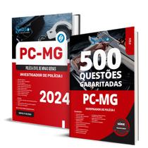 KIT PC MG Investigador de Polícia I + 500 Questões