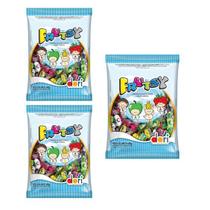 Kit Pcts Bala Frutsy Maçã Verde Coco Banana Framboesa 1,8kg