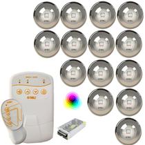 KIT PDX1410n + 14 LED PREMIUM INOX 316 9W RGB Piscina Tholz