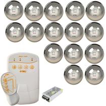 KIT PDX1410n 15 LED PREMIUM INOX 316 10W RGB Piscina Tholz