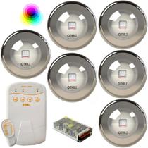 KIT PDX1410n 6 LED PREMIUM INOX 316 20W RGB Piscina Tholz