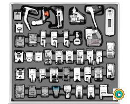 Kit Pé Calcador 42 Peças Maquinas de Costura Doméstica Sapata Pezinho Acessórios Costura Patcvhwork Artesanato Westpress