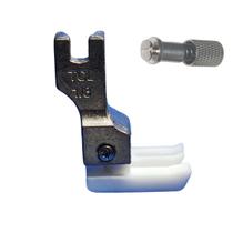 Kit Pé Calcador de Teflon Pesponto Compensado Industrial Lado Esquerdo 3mm TCL-1/8E com Engate Rápido