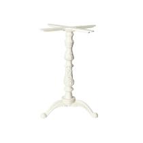 Kit Pé De Mesa Base Trava Veroninha Alumínio Fundido Branco Kit Pé De Mesa Base Trava Veroninha Alumínio Fundido Branco