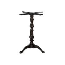 Kit Pé de Mesa Veroninha Base e Trava Alumínio Fundido 51CM Preto