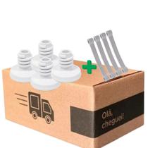 Kit Pé Nivelador + Tirantes Para Lavadora Brastemp e Consul Kit Pé Nivelador + Tirantes Para Lavadora Brastemp e Consul