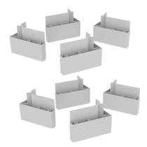 Kit Pé Plástico 4Dir-4Esq (8 Und) Branco Pé U 50 x 40 x 100 Kit Pé Plástico 4Dir-4Esq (8 Und) Branco Pé U 50 x 40 x 100