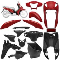 Kit Peças Plásticas Biz 125 2011 À 2013 - Pro Tork