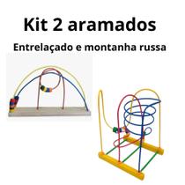 Kit Pedagógico Aramado Montanha Russa + Entrelaçado