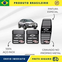 KIT Pedaleira de Carro 100% AÇO INOX modelo do carro Chevrolet Astra Ss 2005 Acima Envio Rápido Brasil