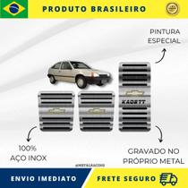 KIT Pedaleira de Carro 100% AÇO INOX modelo do carro Chevrolet Kadett 1989 Acima Envio Rápido Brasil