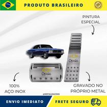 KIT Pedaleira de Carro 100% AÇO INOX modelo do carro Chevrolet Opala 1968 Acima Envio Rápido Brasil