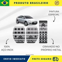KIT Pedaleira de Carro 100% AÇO INOX modelo do carro Citroen C4 Vtr 2009 Acima Envio Rápido Brasil