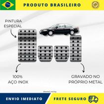 KIT Pedaleira de Carro 100% AÇO INOX modelo do carro Honda Civic 1092 Acima Envio Rápido Brasil